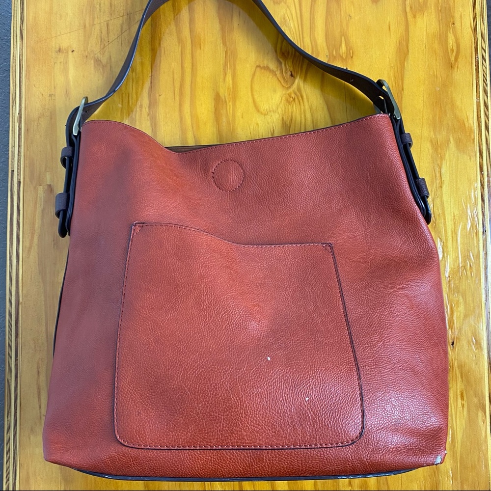 BOUTIQUE Faux Leather Amber Shoulder Bag